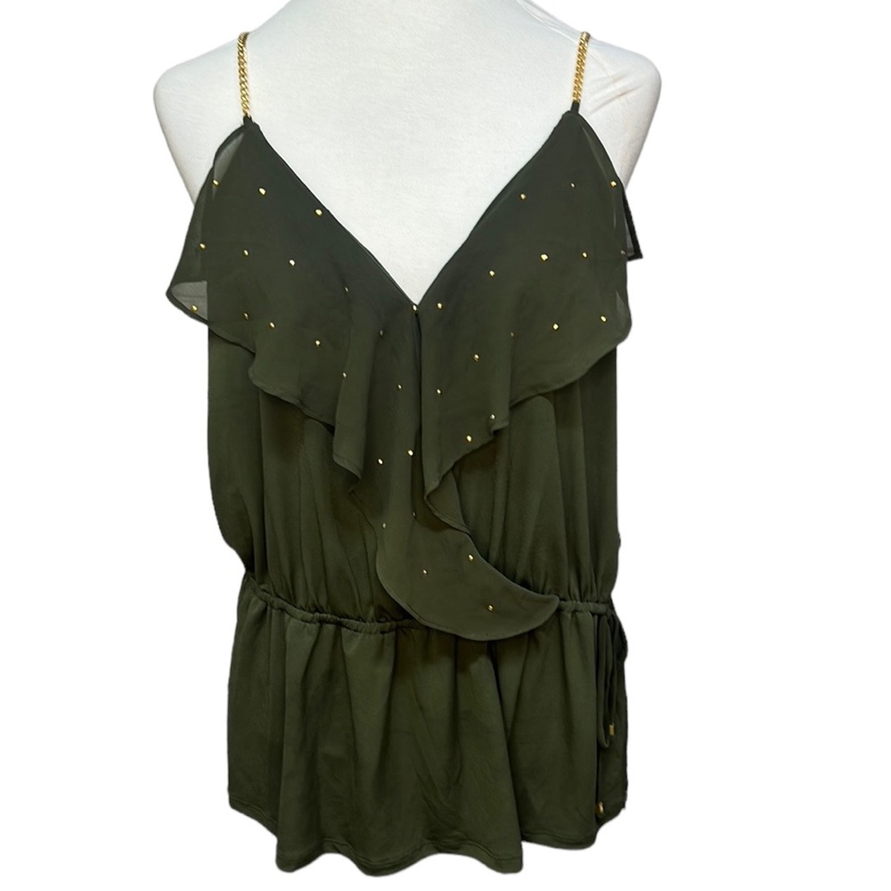 Michael Kors Peplum Chain Blouse